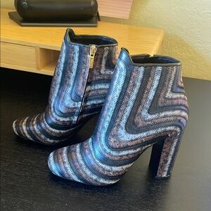 Stylish Multicolor Ankle Boots